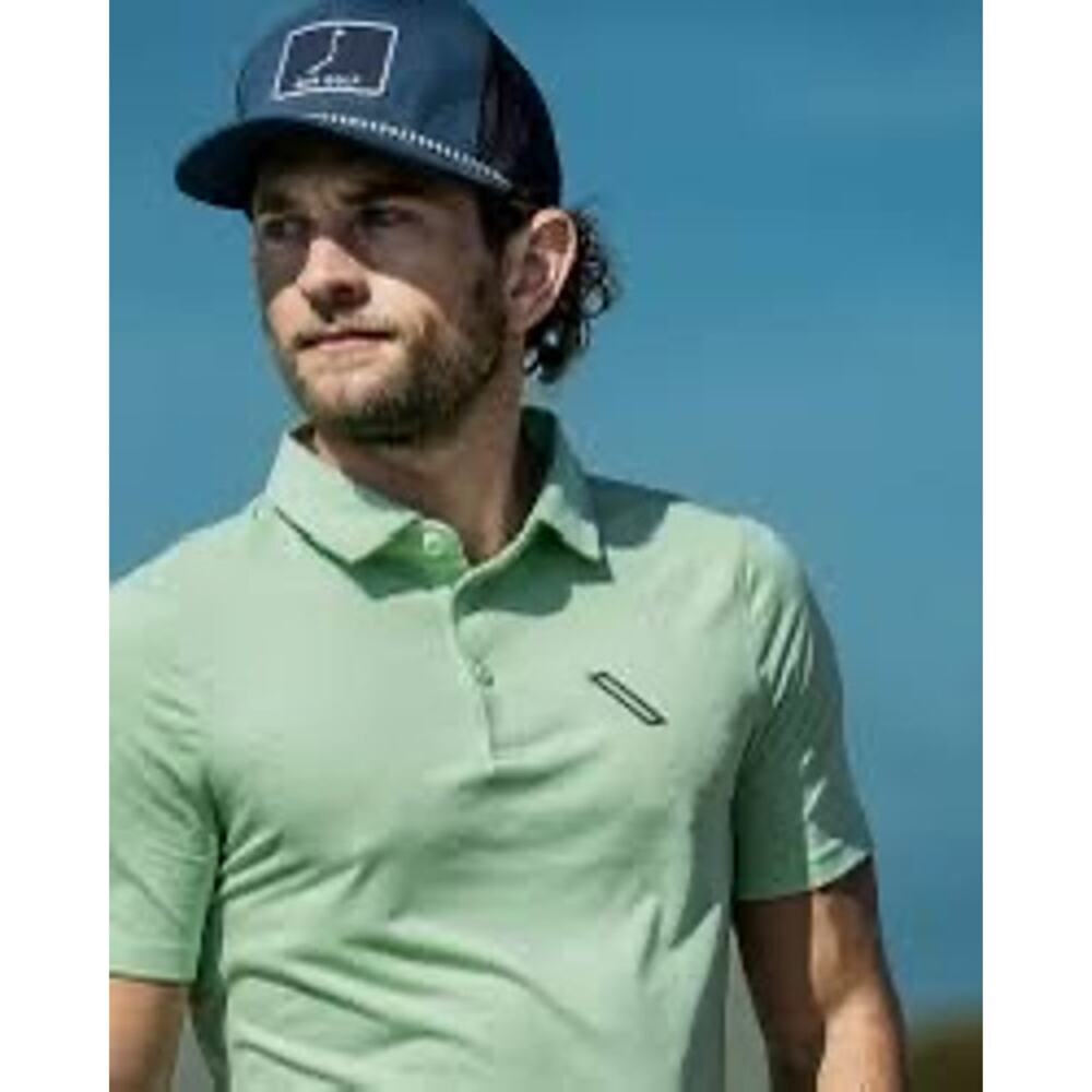 Lululemon X Trendy Golf Mens Polo Size Small Green EUC Lululemon Evolution Polo